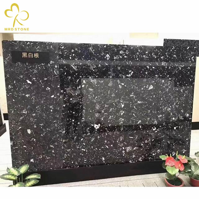 China Artificial Marble Black Marquina Big Slabs Manufacturer