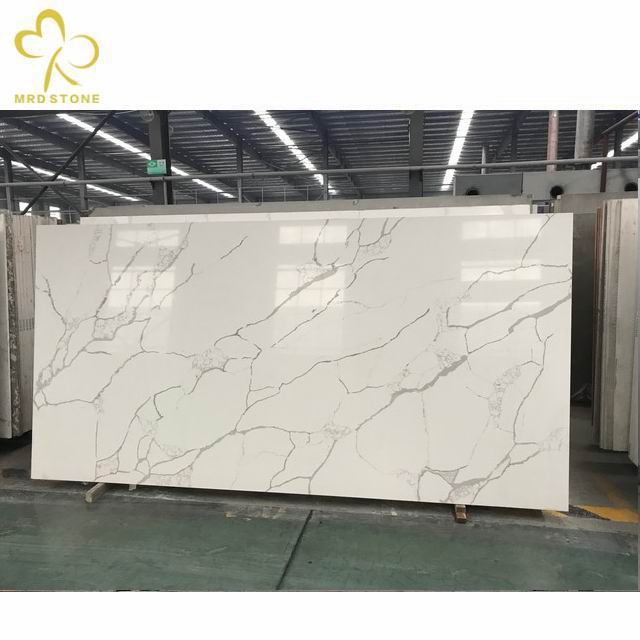 Factory Direct Sales  Calacatta White Quartz Stone