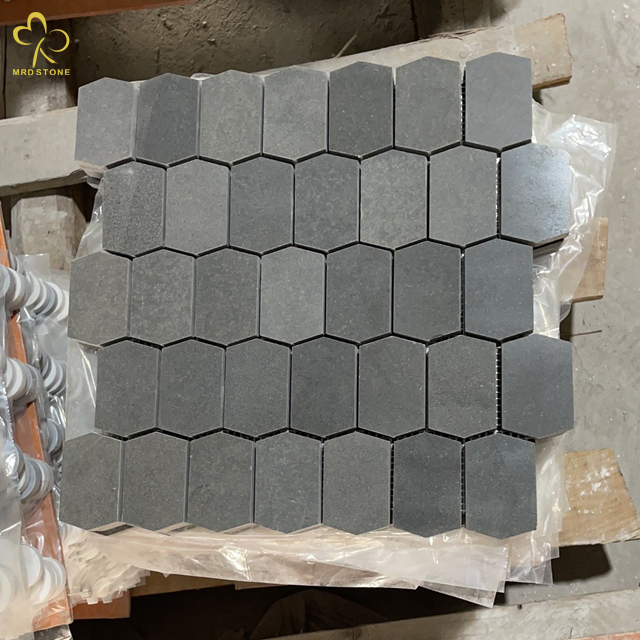 High quality natural stone grey marble floor mosaic tile for wall