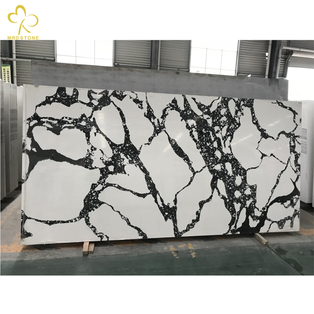 Calacatta Marble White Quartz Stone Supplier