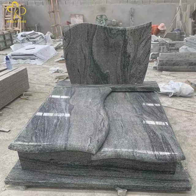 New Juparana Custom Granite Memorial Stone