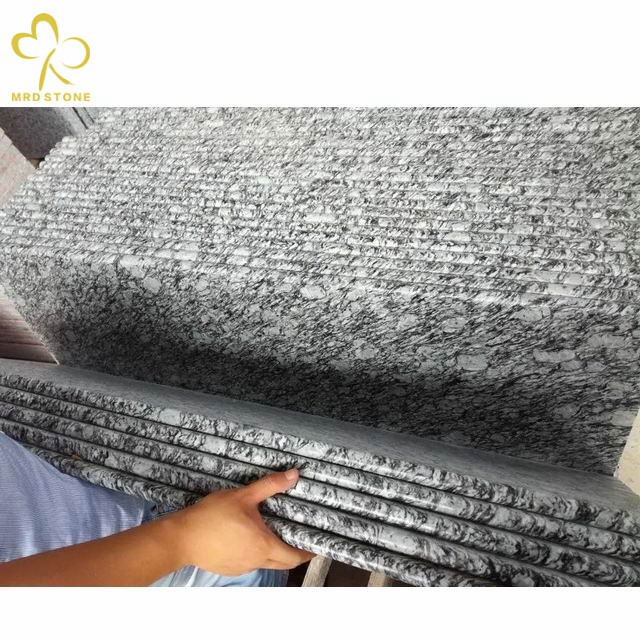 China Spray White Stair Stone Grey Granite Stairs Step For Decoration