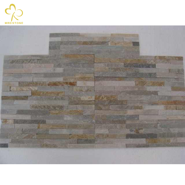 Hot Sale Multicolor Culture Stone Natural Slate Wall Cladding,Cheap Backsplash Stone Tile Wall,Natural Landscaping Stone Tiles