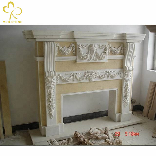 Marble Fireplace Surrounds With Natural Stone For Sale With Good Prices