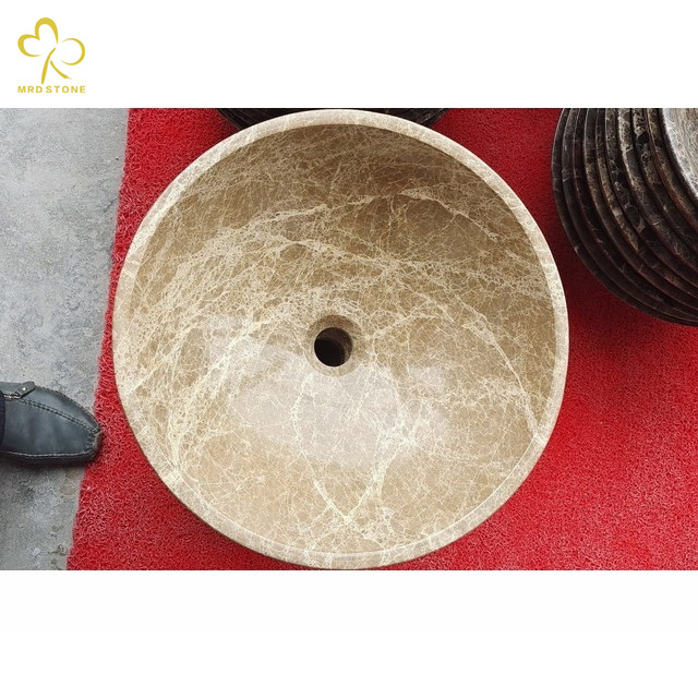 Stone Sinks Supplier From China Factory Directly With Beige Marble