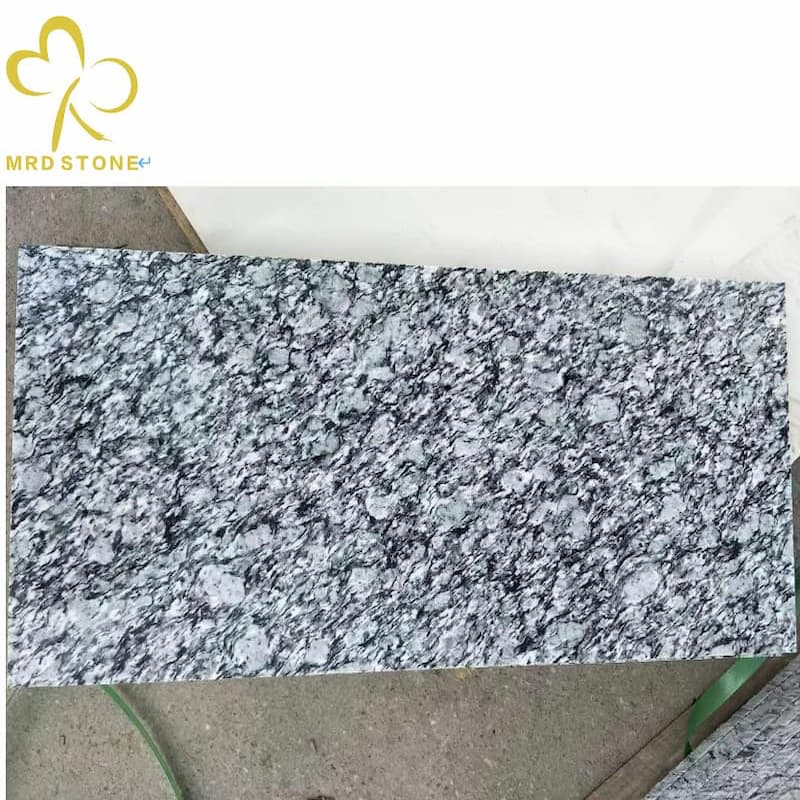 Wave White Spray White Granite Tile Manufacturer