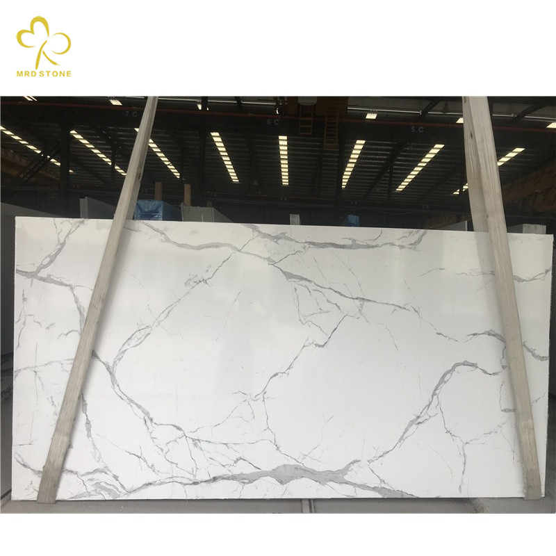 Man-made Composite Calacatta White Marble Slabs Company