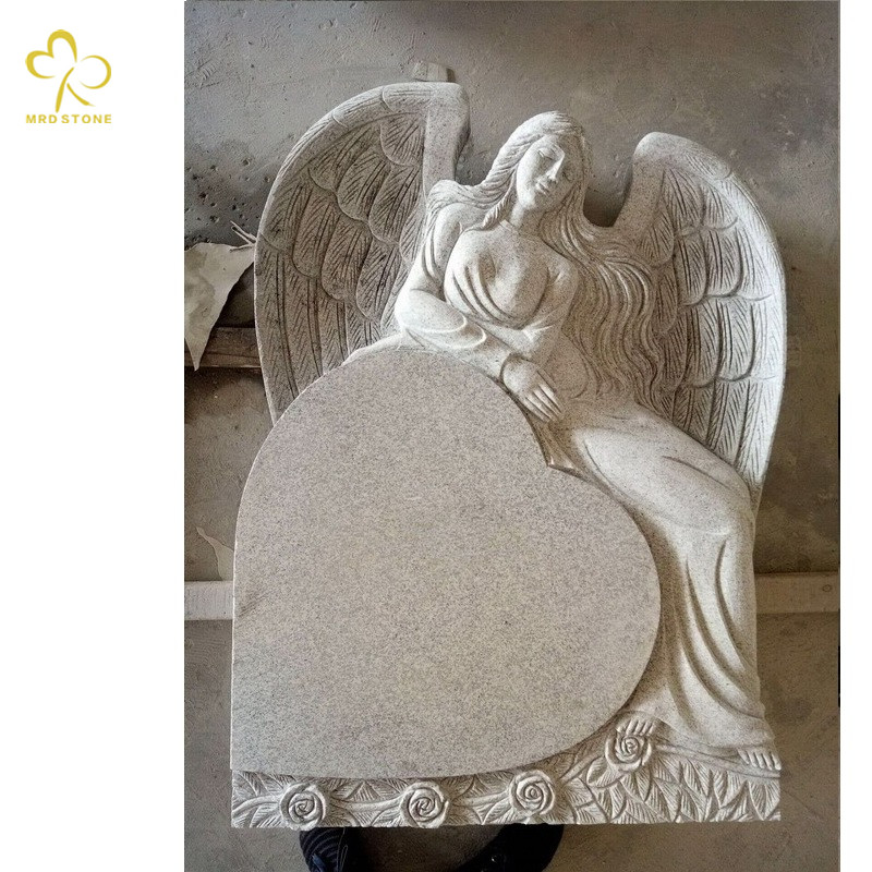 China Natural Granite Angel Monument Manufacturer